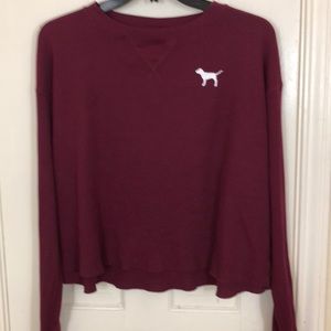 Maroon Pink Nation long sleeve top